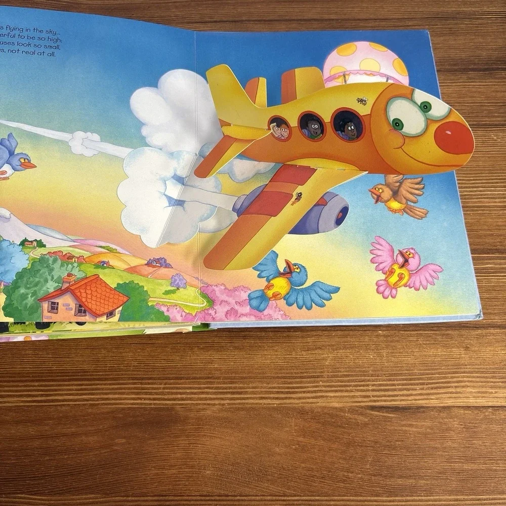 Trains Boats and Planes Pop Up Book 2003 Hardcover Complete Working Pop Ups